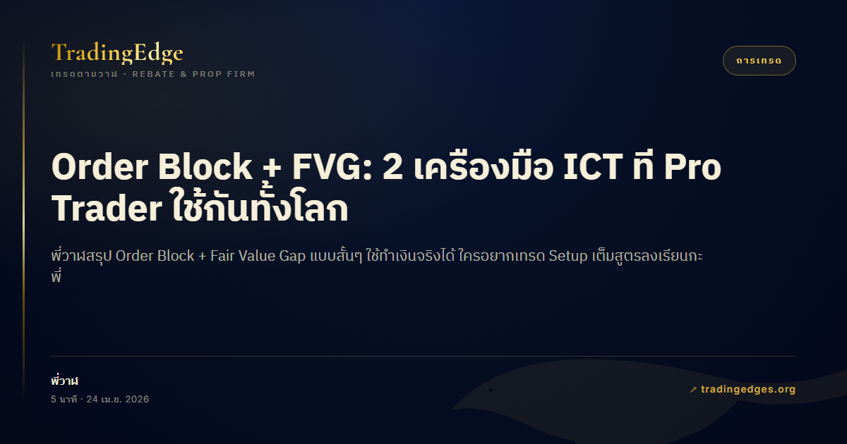 Order Block + FVG دليل سريع ICT مفهوم بالعربية شرح