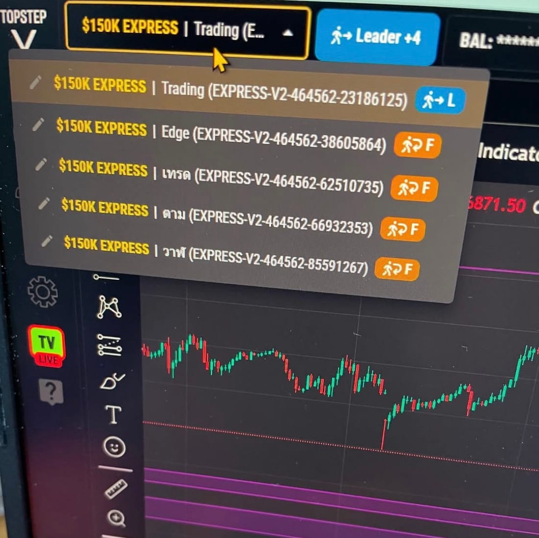 TopStep $150K Express multiple funded accounts
