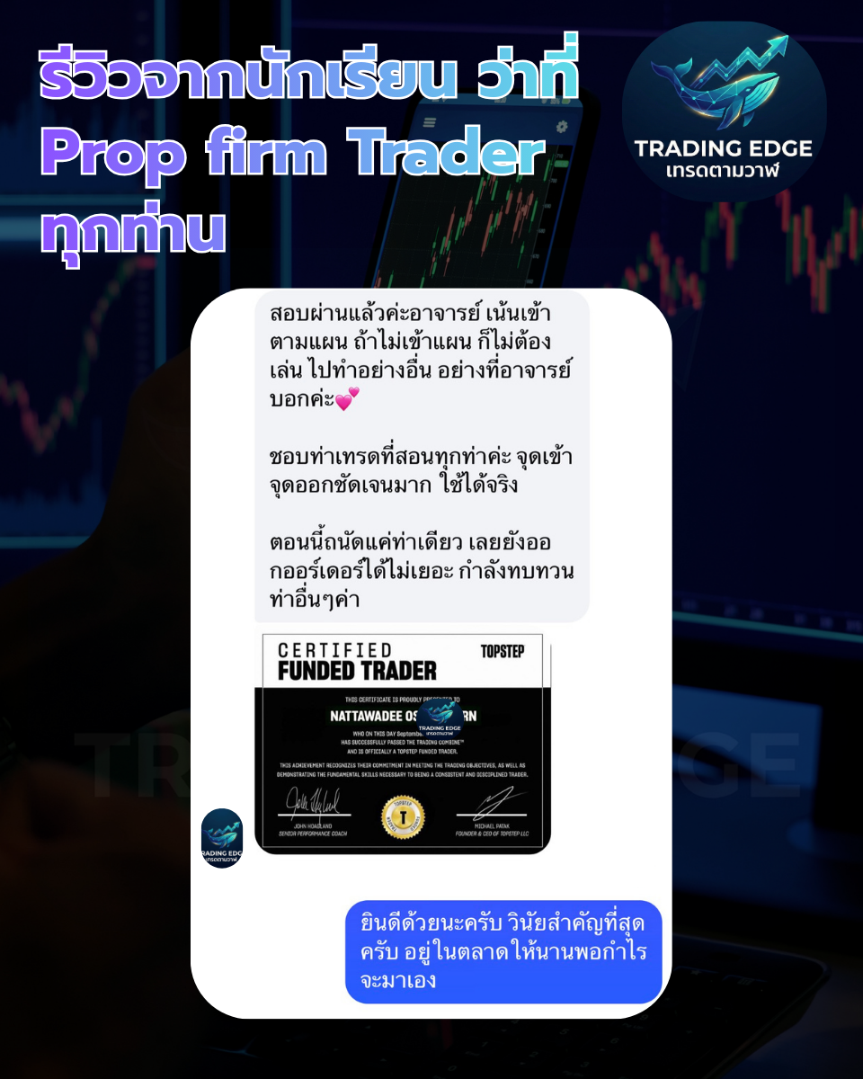 รีวิวจาก นักเรียนเทรดตามวาฬ