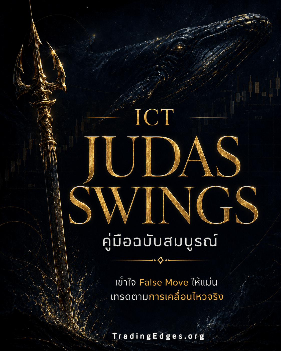 ICT Judas Swings คู่มือฉบับสมบูรณ์ — เข้าใจ False Move ให้แม่น เทรดตามการเคลื่อนไหวจริง · ซีรีส์ Premium ICT จาก TradingEdges 2026
